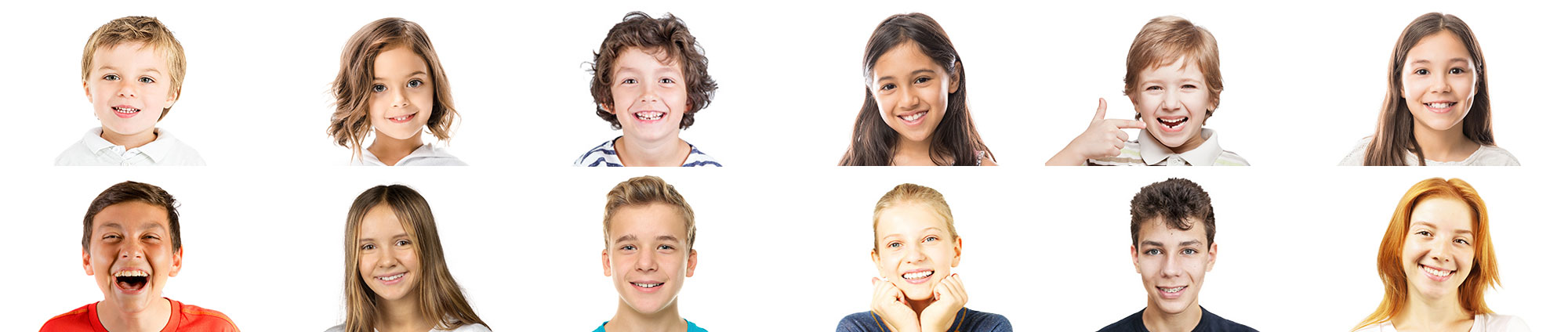 Pediatric Dentistry – kids faces Pediatric Dentistry - kids faces